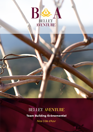 Brochure de Bellet Aventure à Nice Team Building